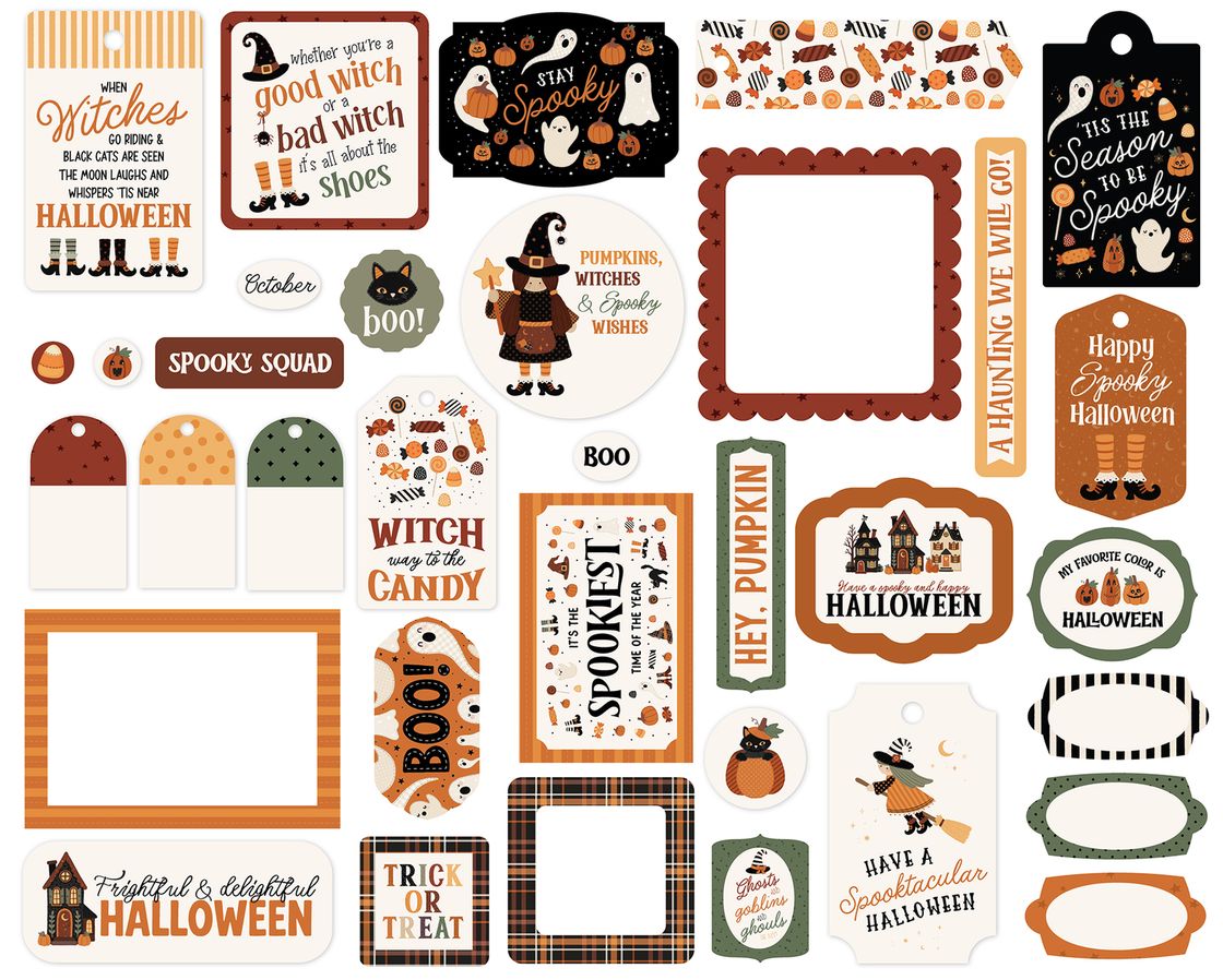 ***Pre-Order*** Carta Bella - Handmade Halloween - Frames & Tags
