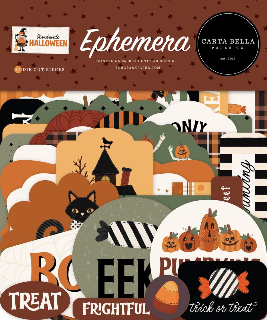 ***Pre-Order*** Carta Bella - Handmade Halloween - Ephemera
