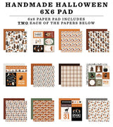 ***Pre-Order*** Carta Bella - Handmade Halloween - Double-Sided Paper Pad 6"X6"