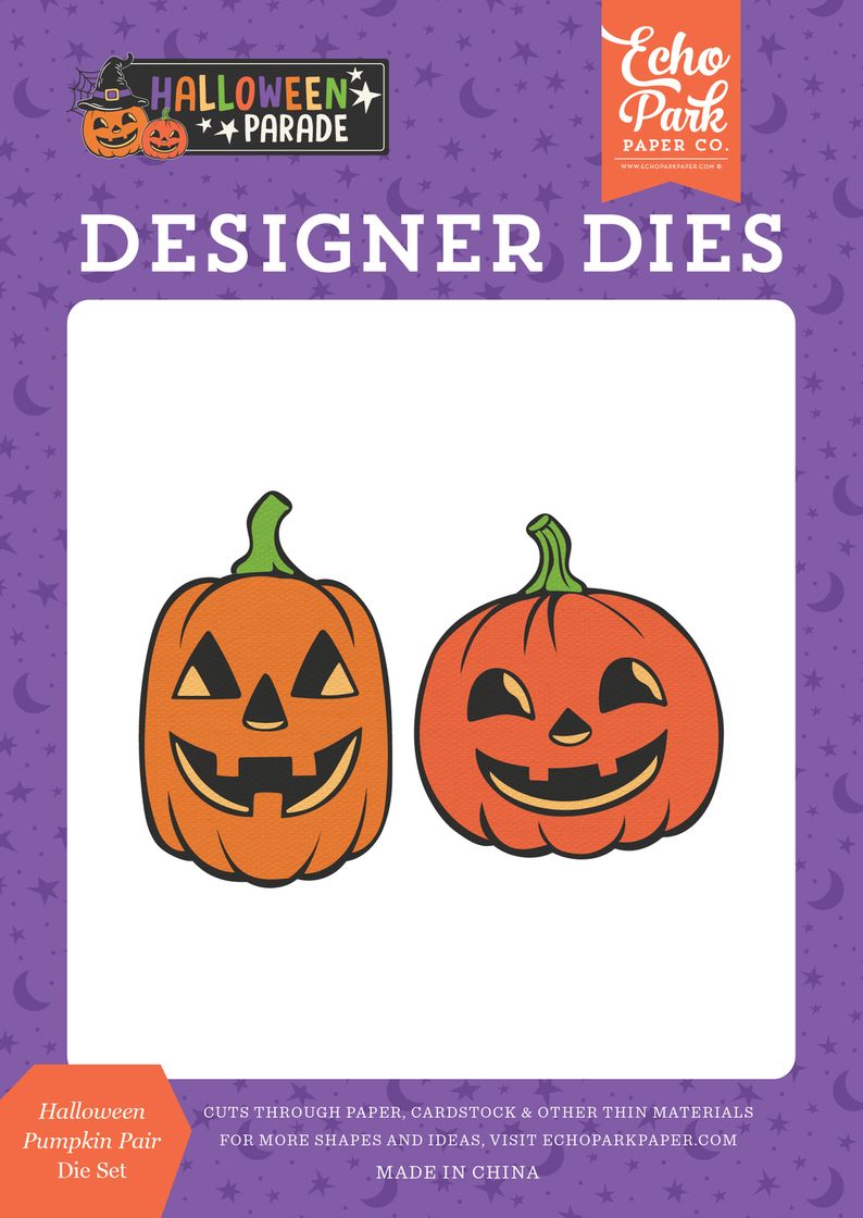 ***Pre-Order*** Echo Park - Halloween Parade - Die Set - Halloween Pumpkin Pair