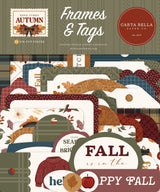 ***Pre-Order*** Carta Bella - Here Comes Autumn - Frames & Tags