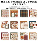***Pre-Order*** Carta Bella - Here Comes Autumn - 6x6 Paper Pad