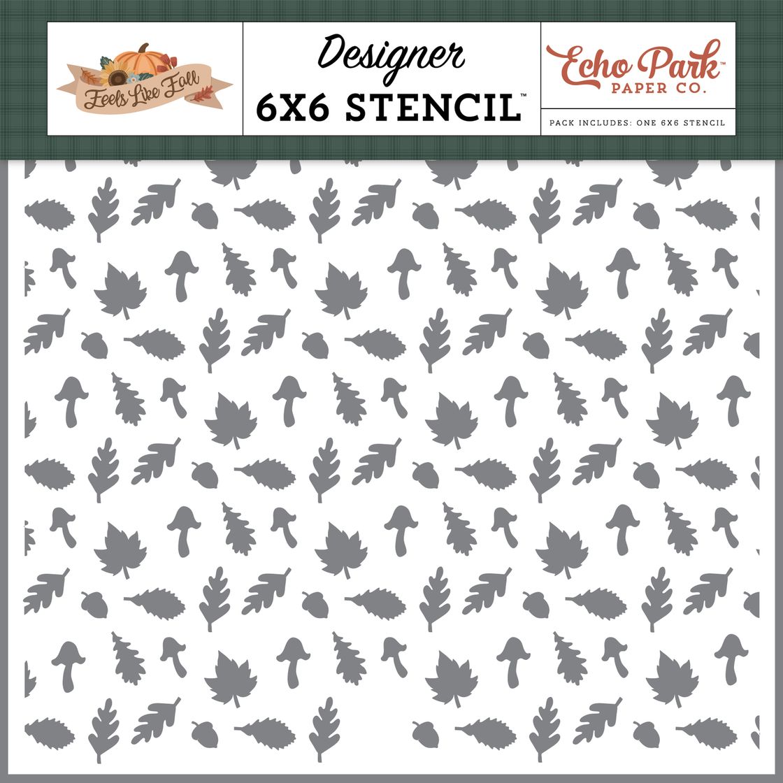 ***Pre-Order*** Echo Park - Feels Like Fall - Autumn Scatter Stencil