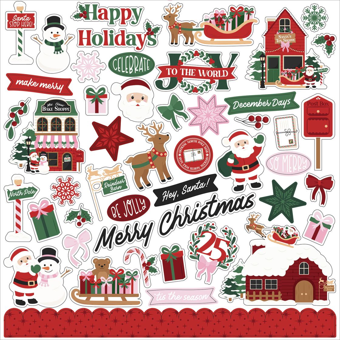 ***Pre-Order*** Echo Park - North Pole Christmas - Element Sticker