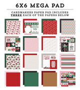 ***Pre-Order*** Echo Park - North Pole Christmas - Cardmakers 6X6 Mega Pad
