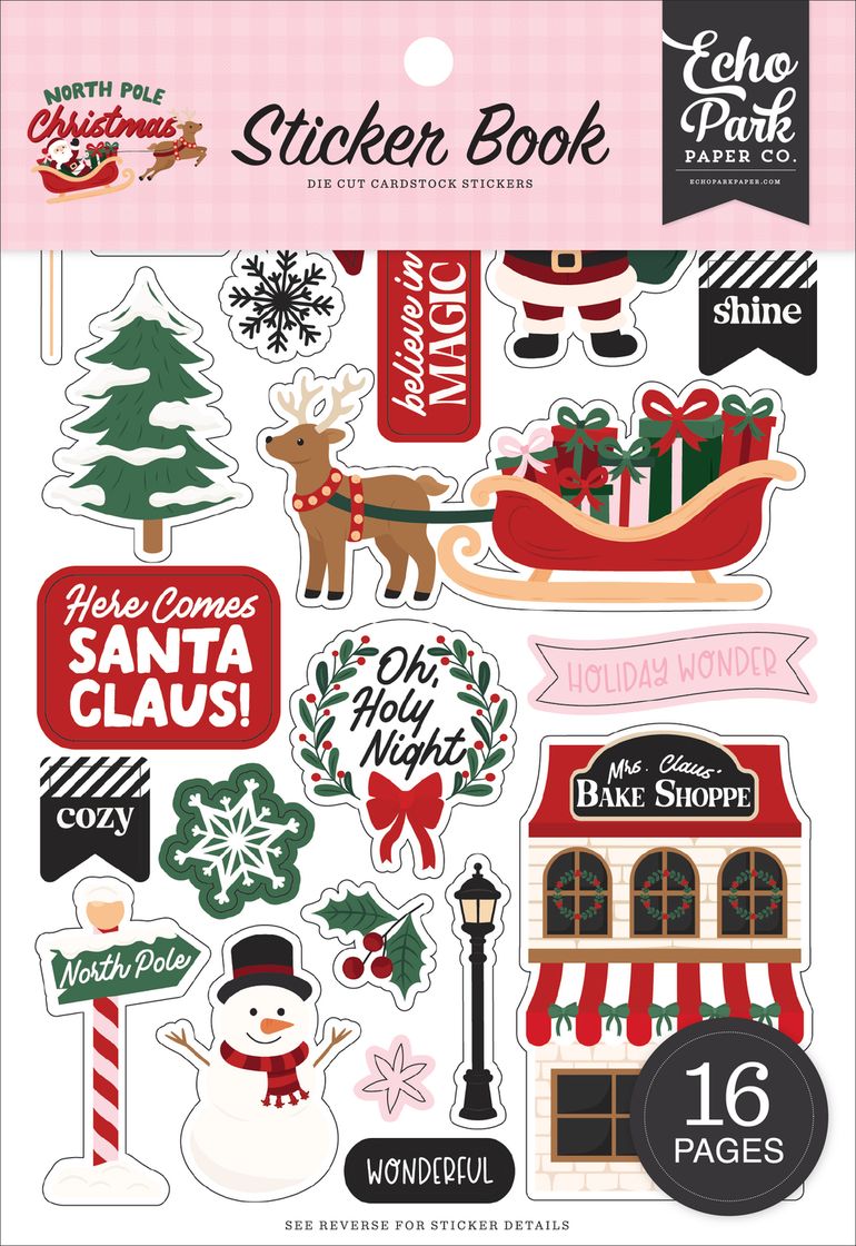 ***Pre-Order*** Echo Park - North Pole Christmas - Sticker Book