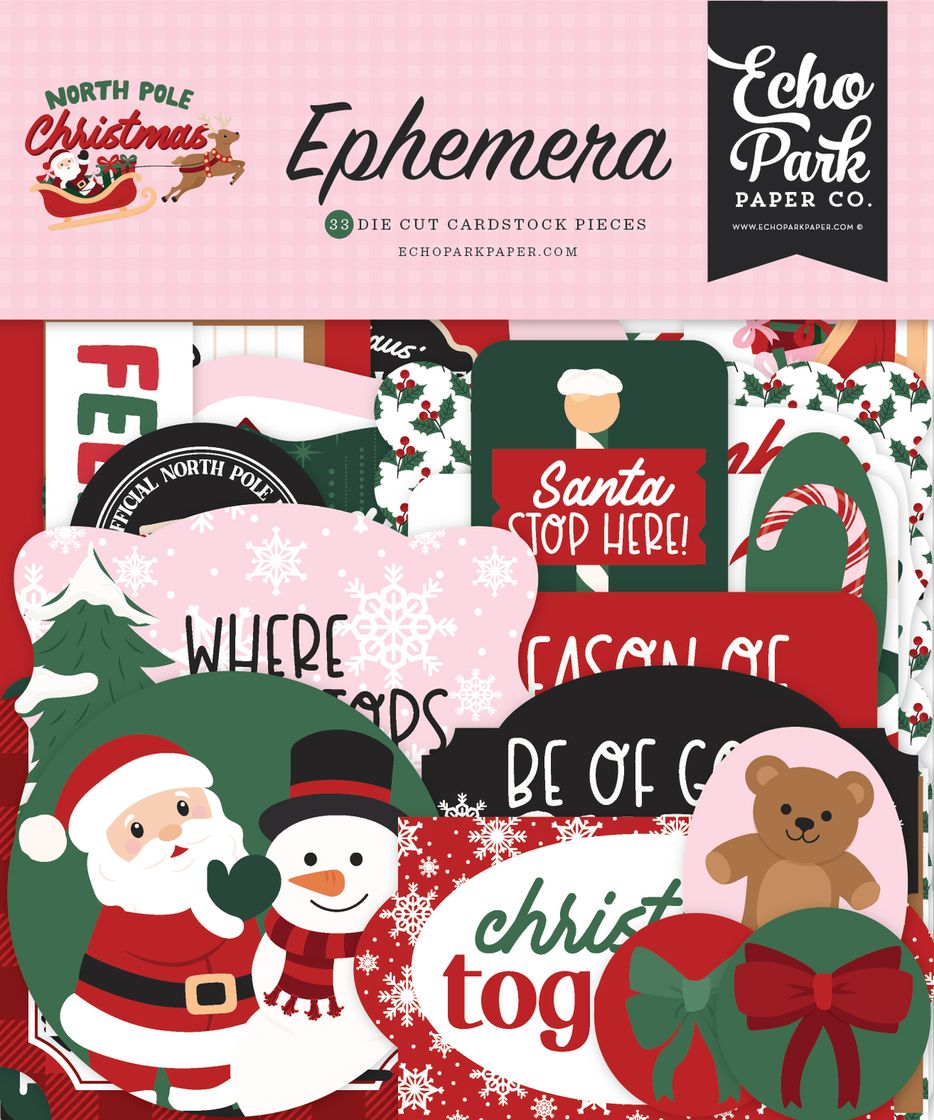 ***Pre-Order*** Echo Park - North Pole Christmas - Ephemera