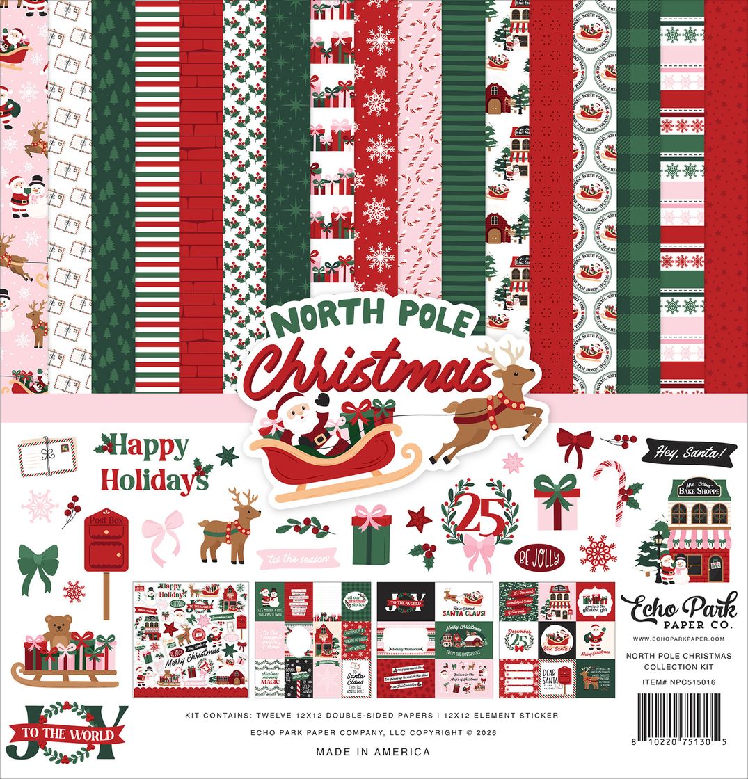 ***Pre-Order*** Echo Park - North Pole Christmas - Collection Kit