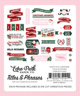 ***Pre-Order*** Echo Park - North Pole Christmas - Titles & Phrases
