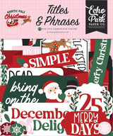 ***Pre-Order*** Echo Park - North Pole Christmas - Titles & Phrases