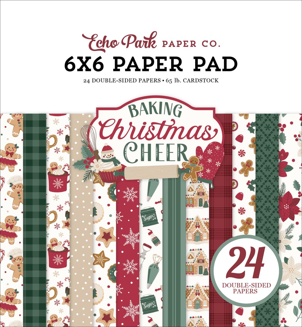 ***Pre-Order*** Echo Park - Baking Christmas Cheer - 6x6 Paper Pad