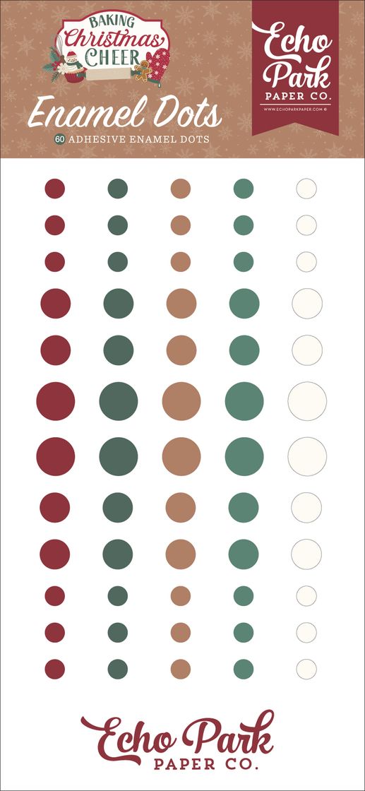 ***Pre-Order*** Echo Park - Baking Christmas Cheer - Enamel Dots