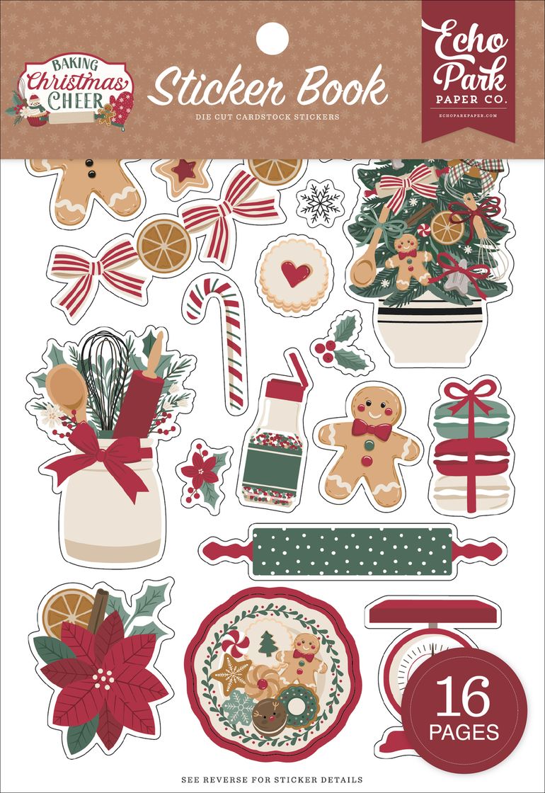 ***Pre-Order*** Echo Park - Baking Christmas Cheer - Sticker Book