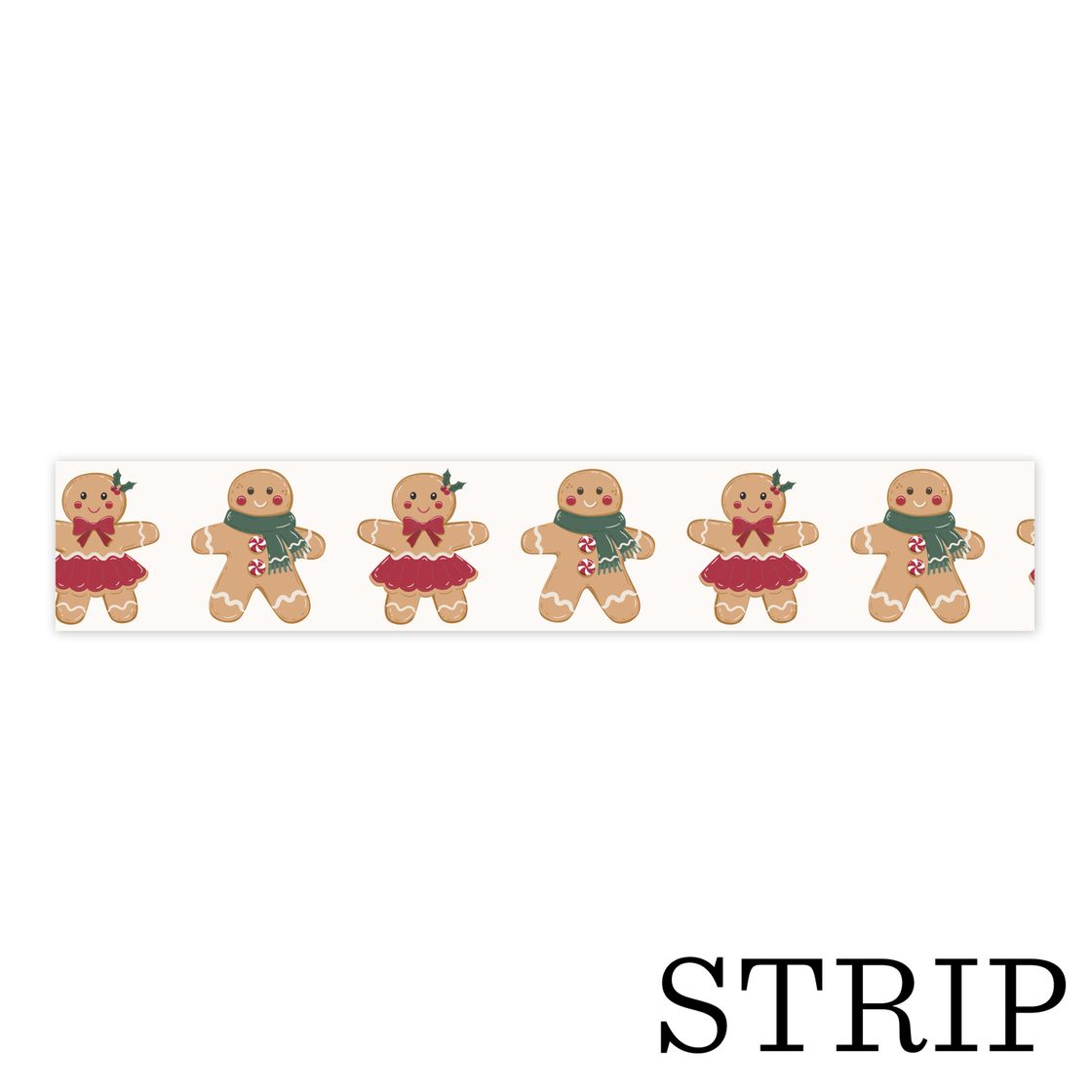***Pre-Order*** Echo Park - Baking Christmas Cheer - Sugar And Spice Cookies Washi Tape