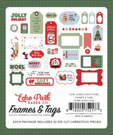***Pre-Order*** Echo Park - Here Comes Santa Paws - Frames & Tags