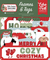 ***Pre-Order*** Echo Park - Here Comes Santa Paws - Frames & Tags