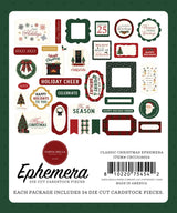 ***Pre-Order*** Carta Bella - Classic Christmas - Ephemera