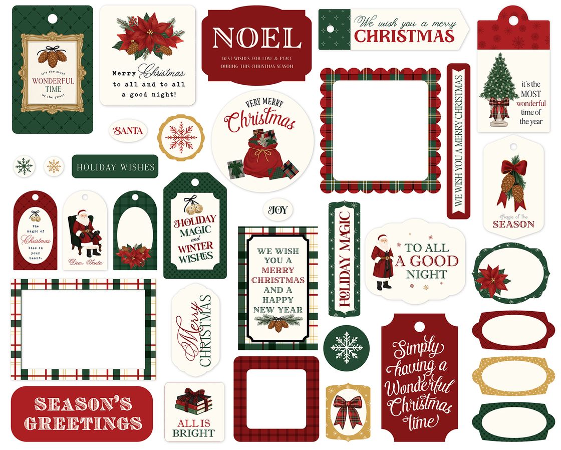 ***Pre-Order*** Carta Bella - Classic Christmas - Frames & Tags