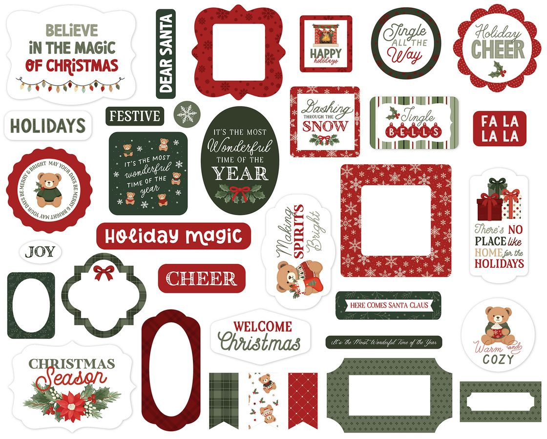 ***Pre-Order*** Carta Bella - Have A Beary Christmas - Ephemera