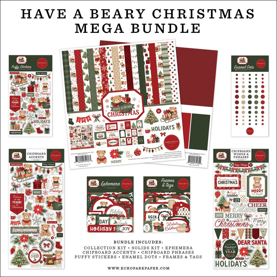 ***Pre-Order*** Carta Bella - Have A Beary Christmas - Mega Bundle