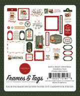 ***Pre-Order*** Carta Bella - Have A Beary Christmas - Frames & Tags