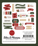 ***Pre-Order*** Carta Bella - Have A Beary Christmas - Titles & Phrases