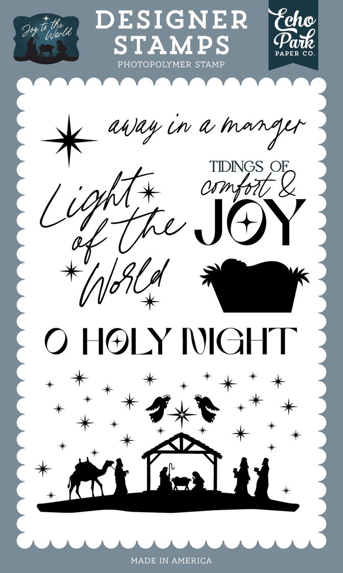 ***Pre-Order*** Echo Park - Joy To The World - Light Of The World Stamp Set