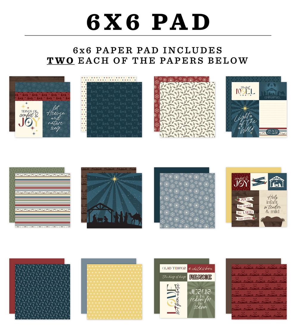 ***Pre-Order*** Echo Park - Joy To The World - 6x6 Paper Pad