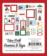 ***Pre-Order*** Echo Park - Mouse And Me Christmas - Frames & Tags