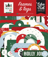 ***Pre-Order*** Echo Park - Mouse And Me Christmas - Frames & Tags