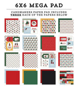 ***Pre-Order*** Echo Park - Mouse And Me Christmas - Cardmakers 6X6 Mega Pad