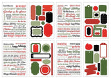 ***Pre-Order*** Echo Park - Essentials - Sticker Book - Phrases - Christmas