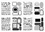 ***Pre-Order*** Echo Park - Essentials - Sticker Book - Phrases - Everyday