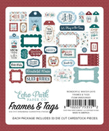 ***Pre-Order*** Echo Park - Wonderful Winter Days - Frames & Tags