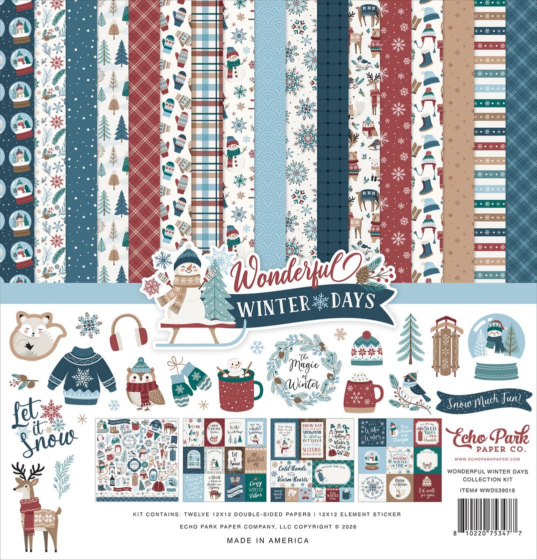***Pre-Order*** Echo Park - Wonderful Winter Days - Collection Kit