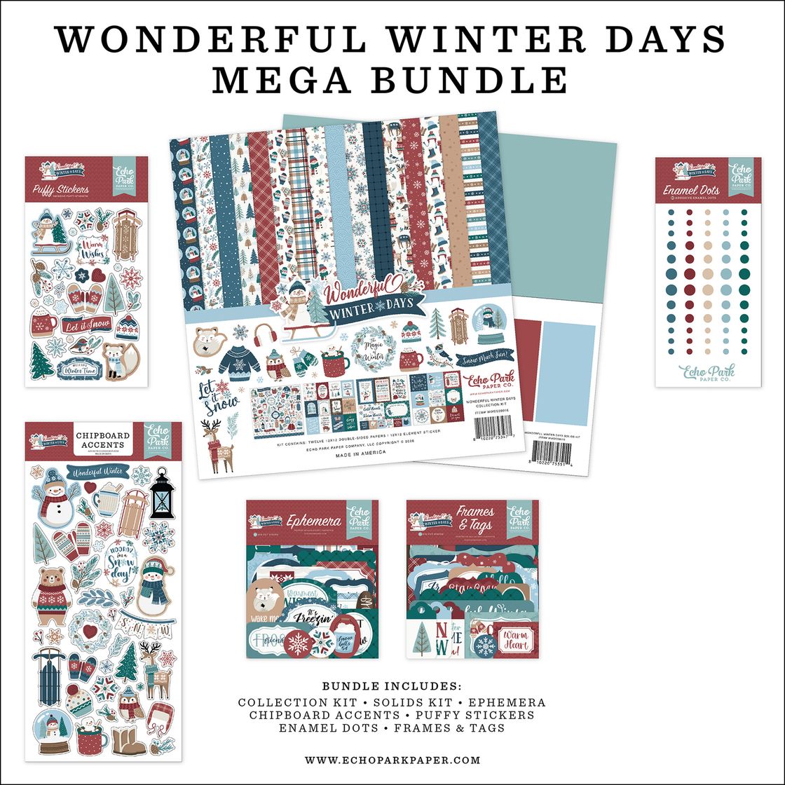 ***Pre-Order*** Echo Park - Wonderful Winter Days - Mega Bundle