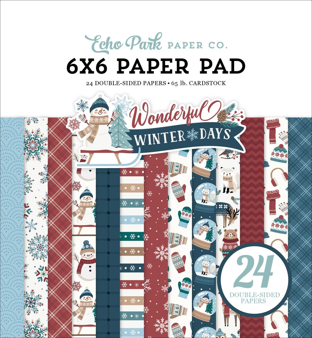 ***Pre-Order*** Echo Park - Wonderful Winter Days - 6x6 Paper Pad
