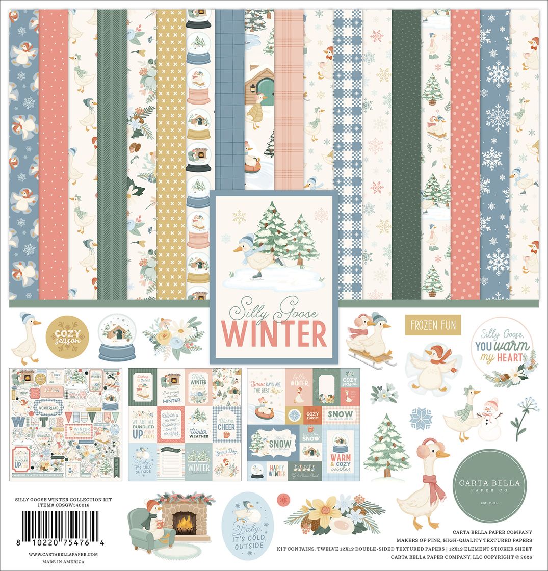 ***Pre-Order*** Carta Bella - Silly Goose Winter - Collection Kit