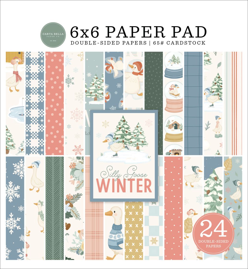 ***Pre-Order*** Carta Bella - Silly Goose Winter - 6x6 Paper Pad
