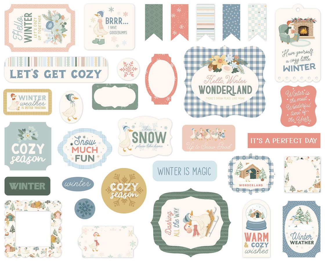 ***Pre-Order*** Carta Bella - Silly Goose Winter - Ephemera
