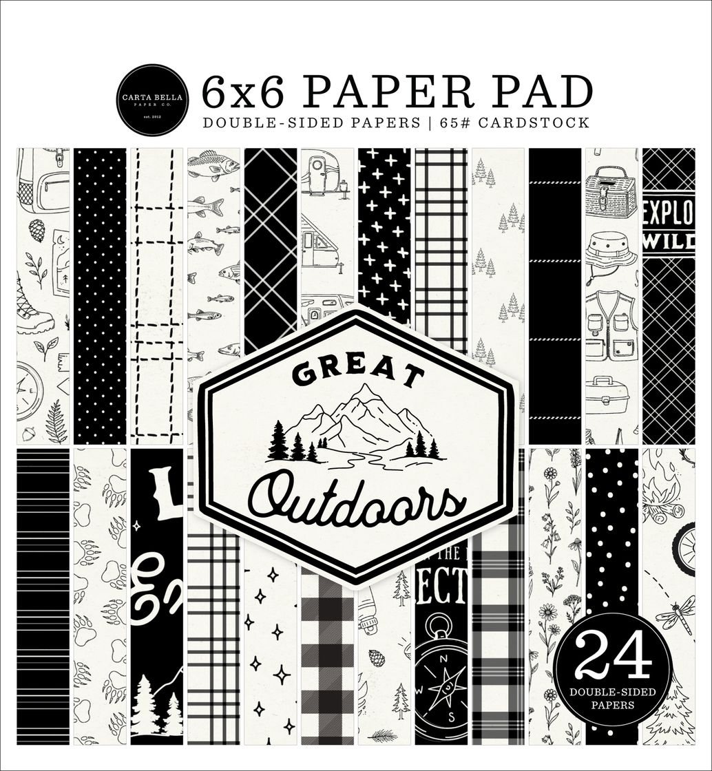 ***Pre-Order*** Carta Bella - Great Outdoors - 6x6 Paper Pad