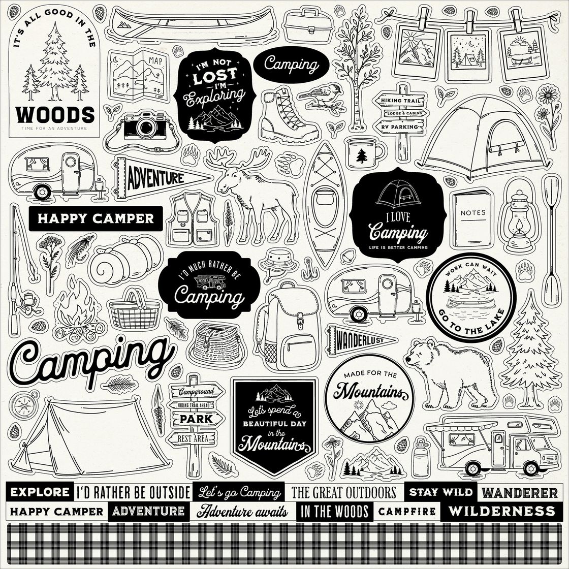 ***Pre-Order*** Carta Bella - Great Outdoors - Element Sticker