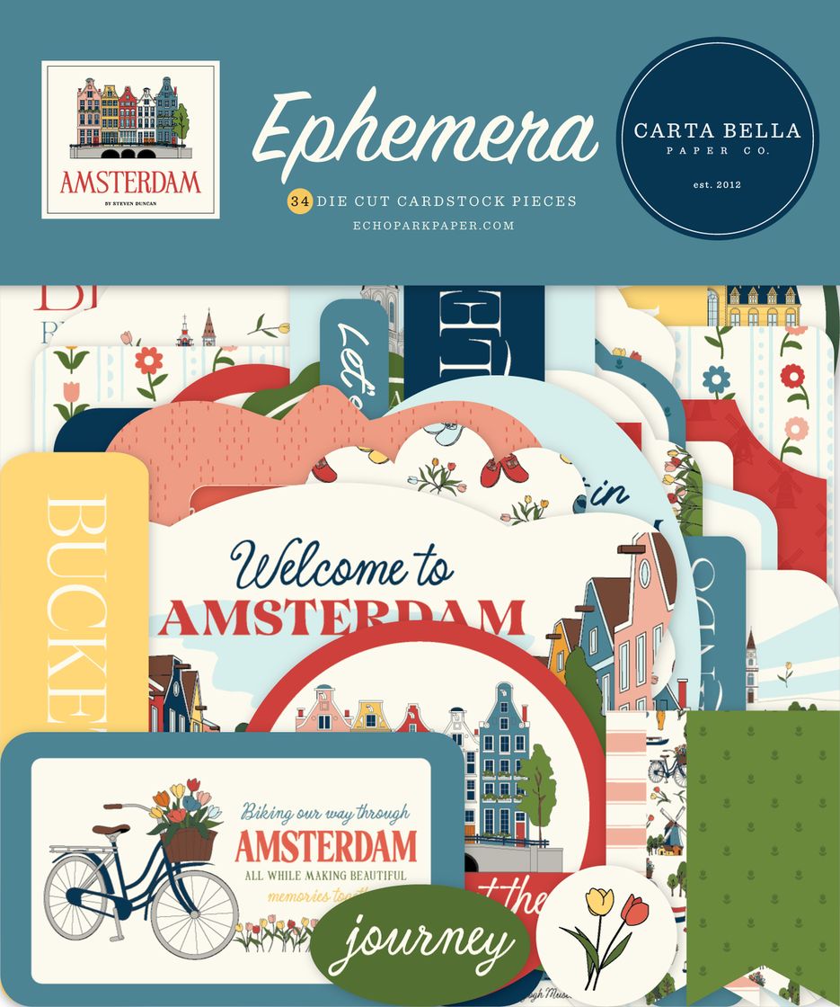 ***Pre-Order*** Carta Bella - Amsterdam - Ephemera