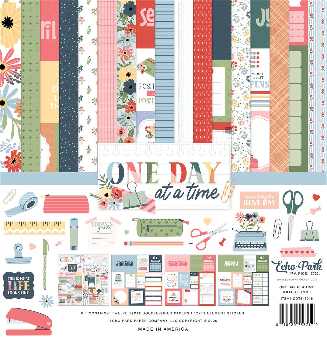 ***Pre-Order*** Echo Park - One Day At A Time - Collection Kit