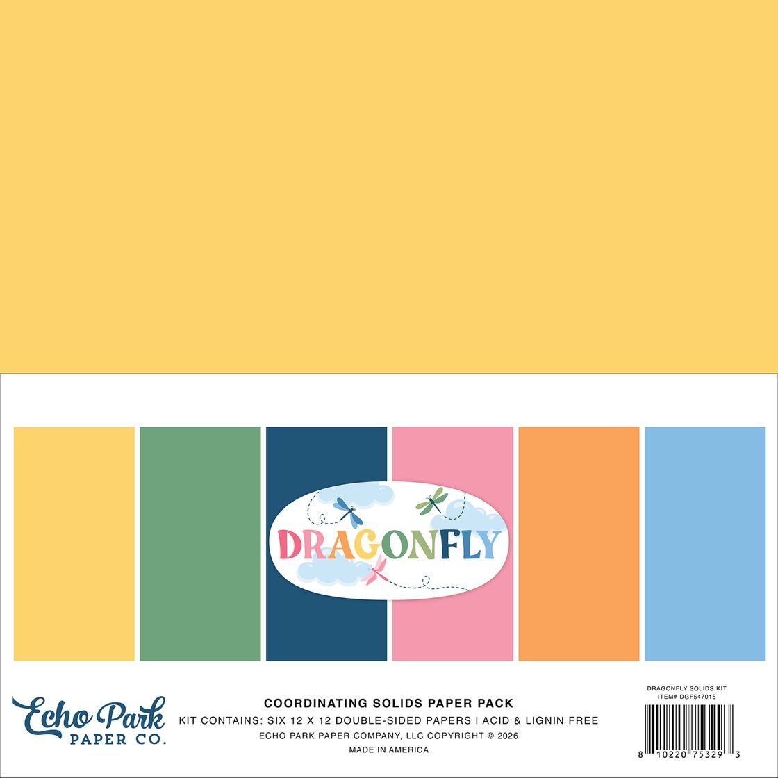 ***Pre-Order*** Echo Park - Dragonfly - Solids Kit