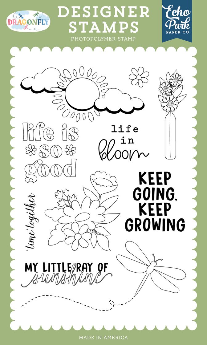 ***Pre-Order*** Echo Park - Dragonfly - Time Together Stamp Set