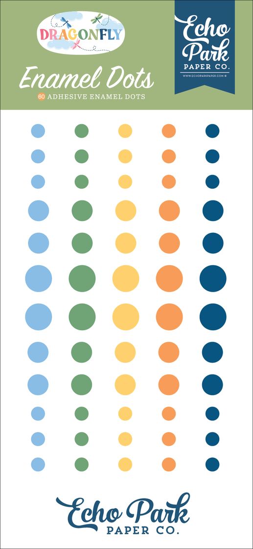 ***Pre-Order*** Echo Park - Dragonfly - Enamel Dots