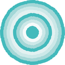 Honey Bee Stamps - Deckle Edge Circles - Honey Cuts