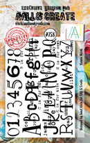 AALL & Create - A7 Clear Stamp Set - Hidden Words -