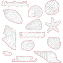 Honey Bee Stamps - Seashells - Honey Cuts
